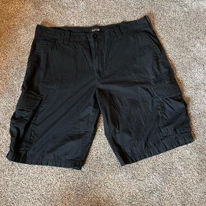 Men’s black cargo shorts size 38